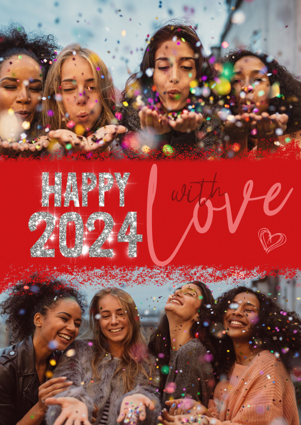 Feliz 2024 com amor