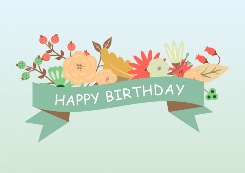 Digital Birthday Card Printable Birthday Card Birthday Card for Her