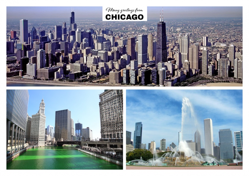 foldingcard-Grusskarte-Urlaub-Chicago-Ar