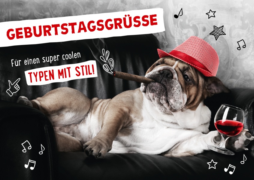 Typen mit Stil | Echte Postkarten online versenden