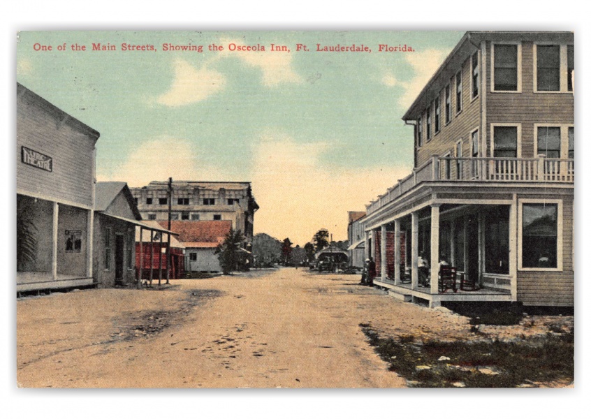 Fort Lauderdale, Florida, Main Street showing Osceola Inn