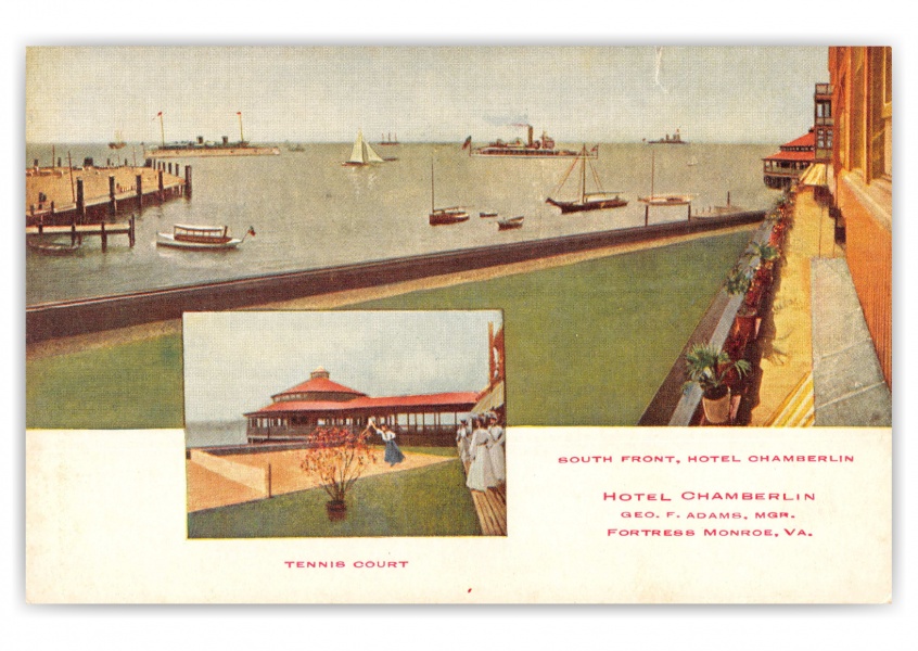 Fort Monroe, Virginia, South Front, Hotel Chamberlin