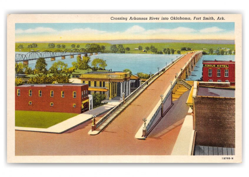 Fort Smith, Arkansas, crossing Arkansas River to Oklahoma
