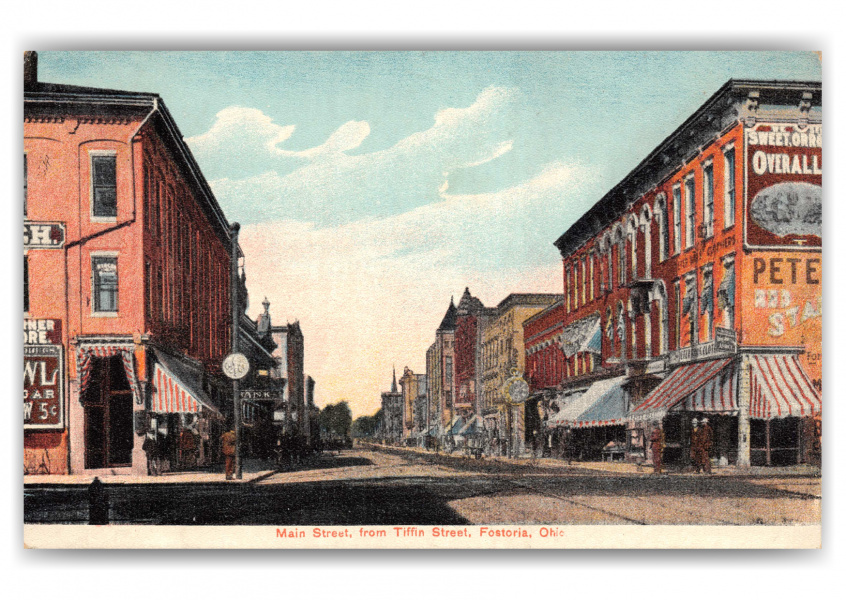 Fostoria, Ohio, Main Street from Tiffin