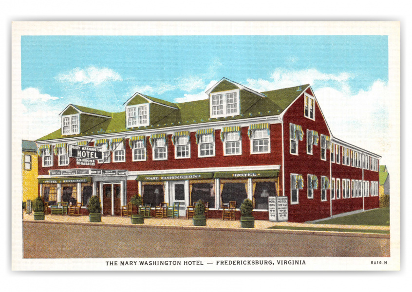 Fredericksburg, Virginia, the Mary Washington Hotel