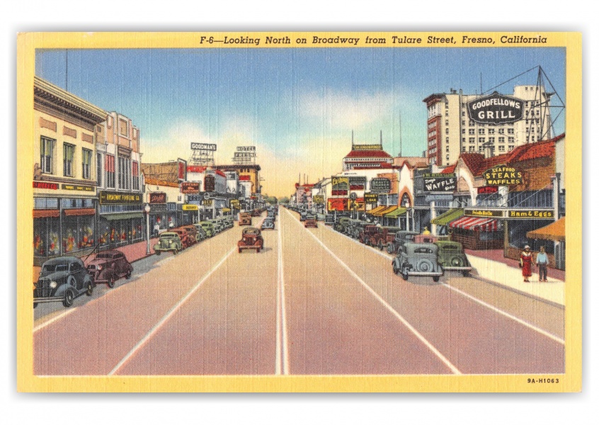 Fresno, California, Looking North on broadway