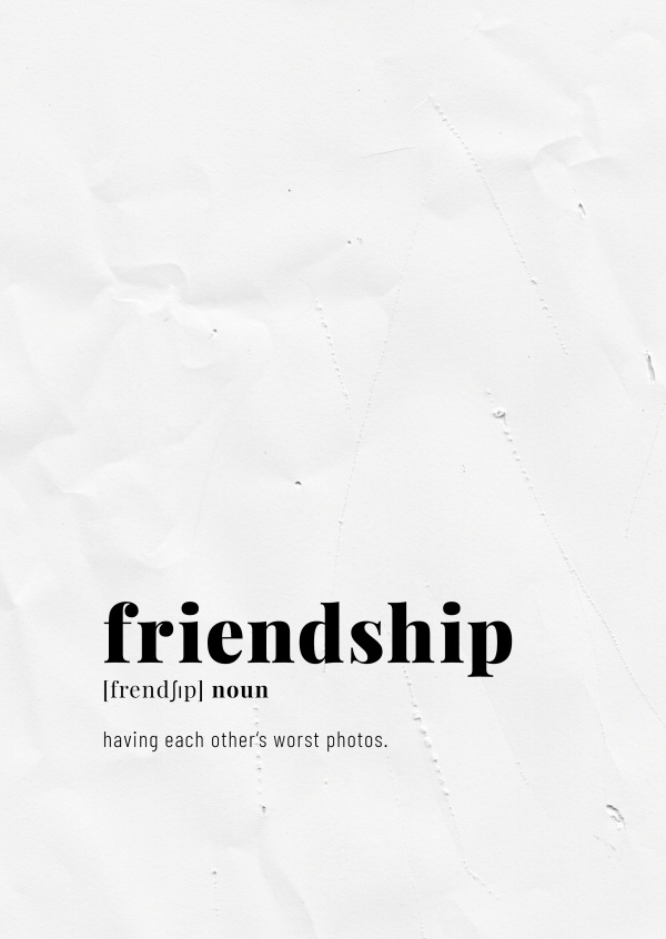 Postkarte friendship