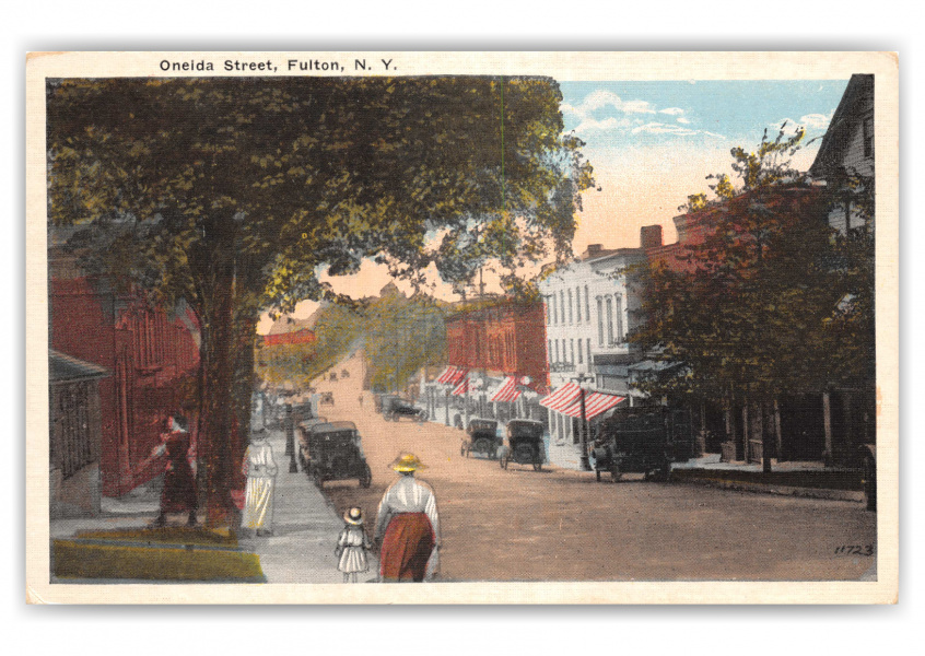 Fulton, New York, Oneida Street | Vintage & Antique Postcards 🗺 📷 🎠 ...