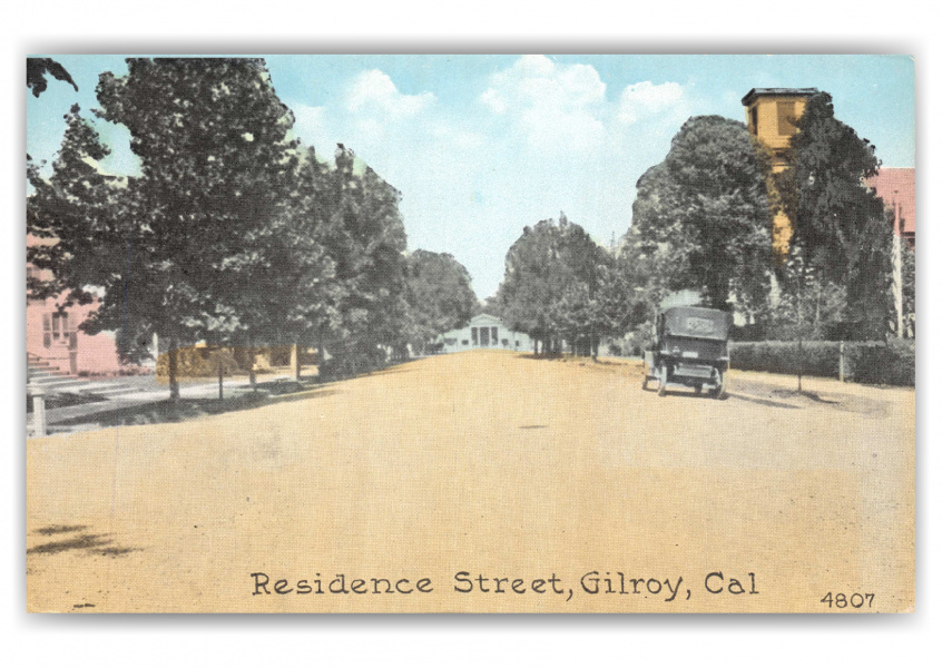 Gilroy, California, residence street