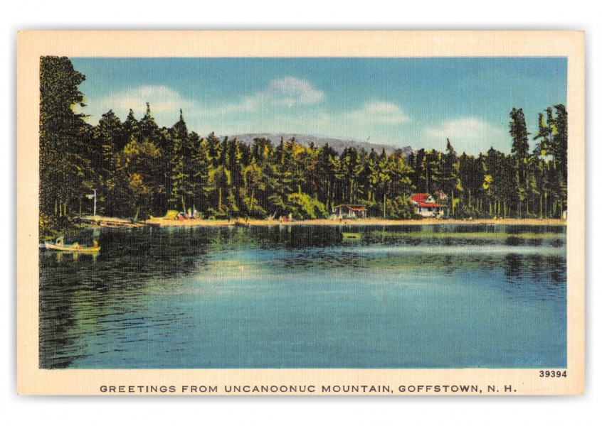 Goffstown, New Hampshire, Greetings from Uncanoonuc Mountain