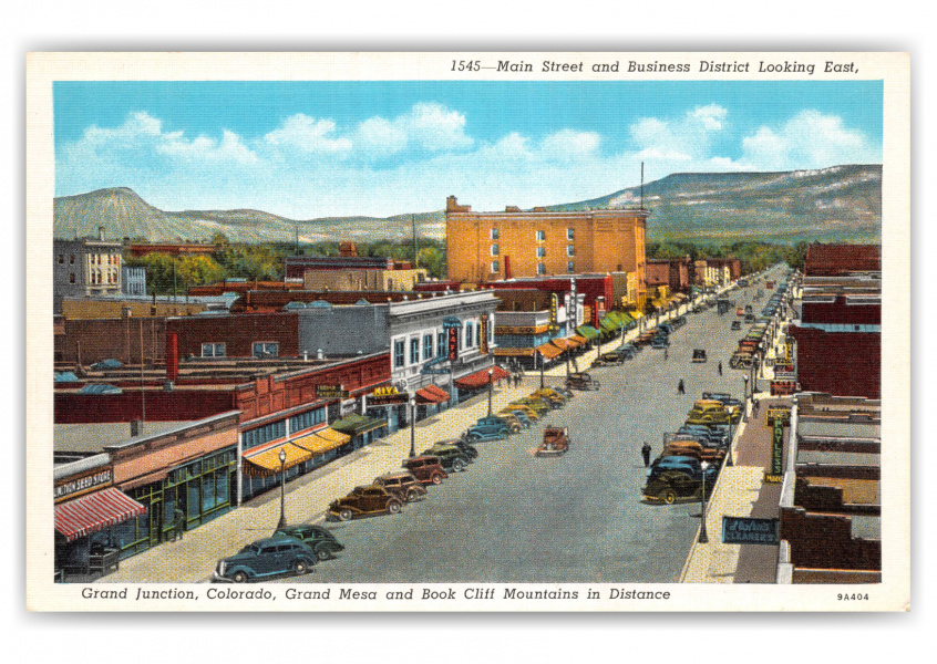 Grand Junction, Colorado, main Street and Business district looking east