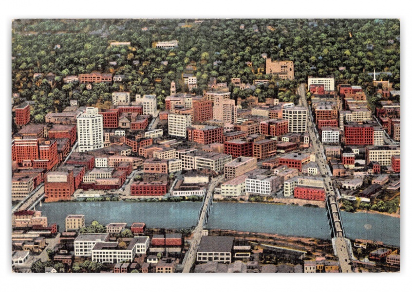 Grand Rapids Michigan Aerial View