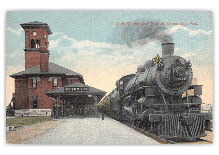 Green Bay, Wisconsin, C. & N.W. Railway Station