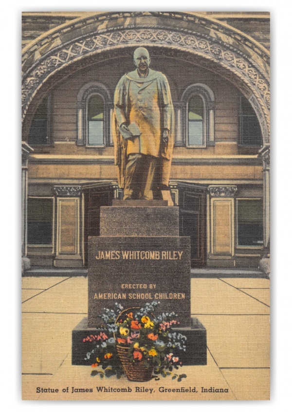 Greenfield, Indiana, Statue of James Whitcomb Riley