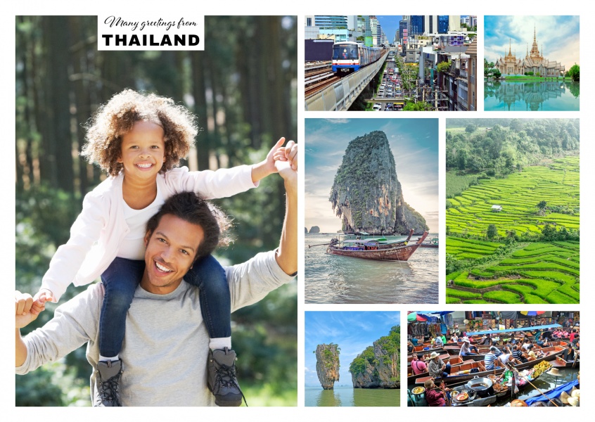 natural sites of Thailand and city life of Bangkok