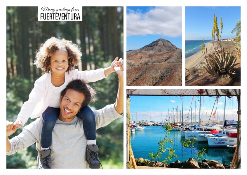 three photos from Fuerteventura