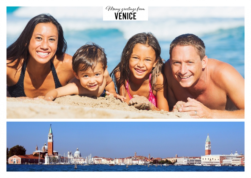 Venice skyline as panorama picture