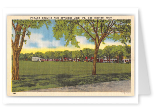     Des Moines, Iowa, Parade Ground and Officers Line