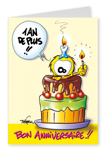 Le Piaf 1 An De Plus Birthday Cards Quotes Send Real Postcards Online