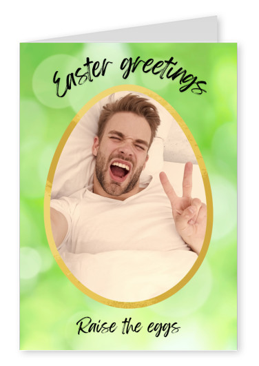 postcard saying Happy Easter