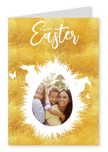 postcard saying Happy Easter