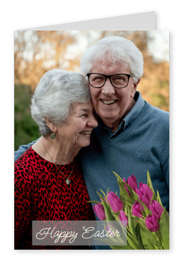 postcard saying Happy Easter