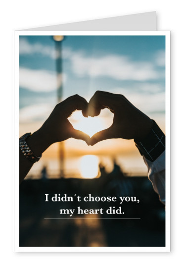 love quote card