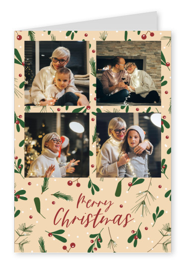 CARTELINA Grußkarten Merry Christmas 
