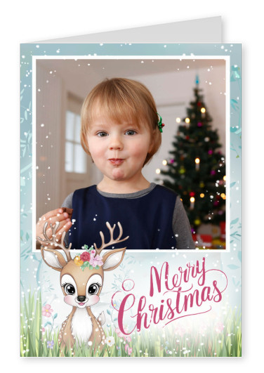 greeting card Merry Christmas