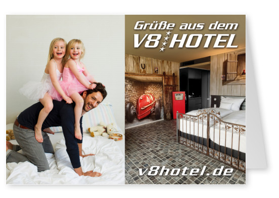 Postkarte V8 Hotel Region Stuttgart