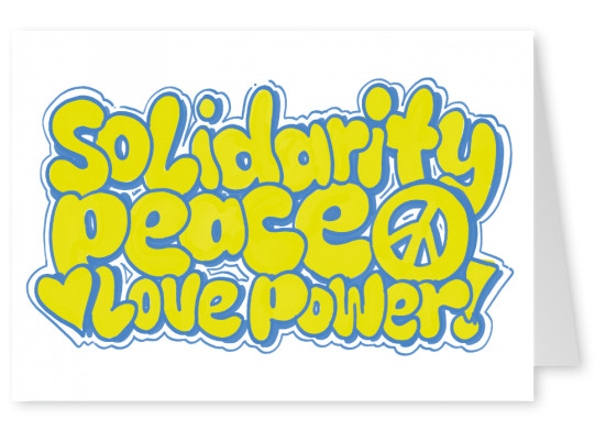 Solidarity peace love power