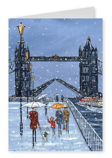 Painting from South London Artist Dan Tower Bridge