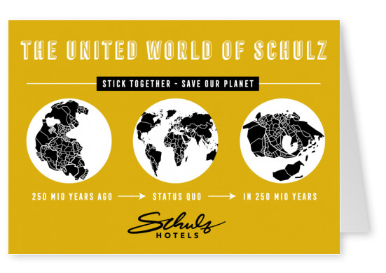 postcard The united world of Schulz
