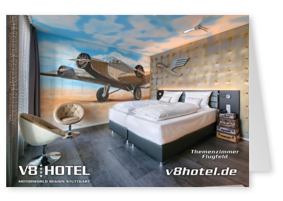 postcard V8 Hotel Region Stuttgart