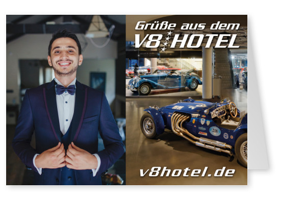 Postkarte V8 Hotel Region Stuttgart