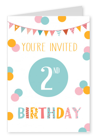 You're invited 2nd birthday