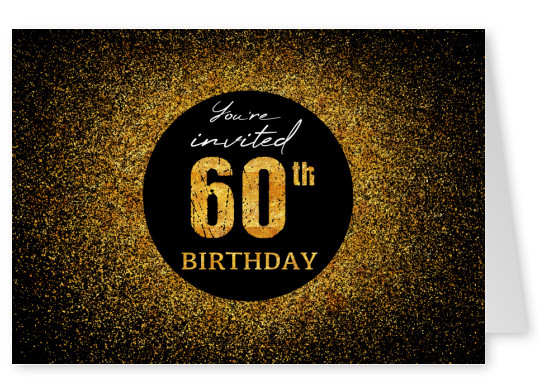 You're invited 60th Birthday