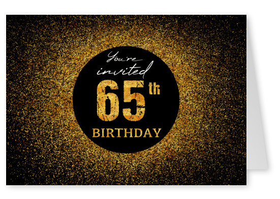 You're invited 65th Birthday