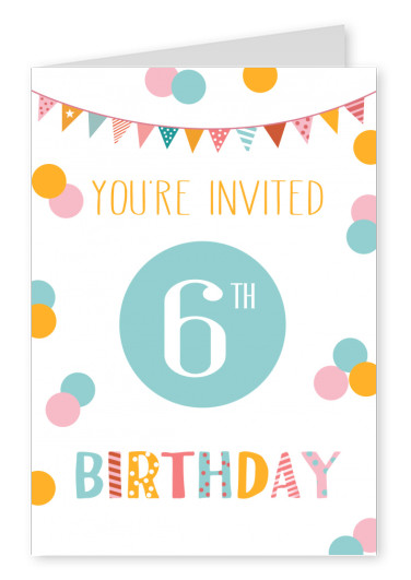 You're invited 6th birthday