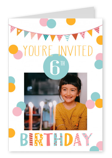 You're invited 6th birthday