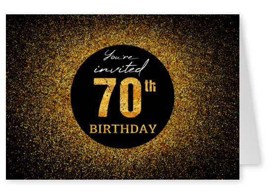 You're invited 70th Birthday