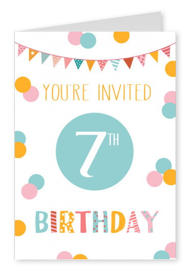 You're invited 7th birthday