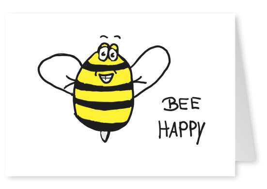 Abeja feliz