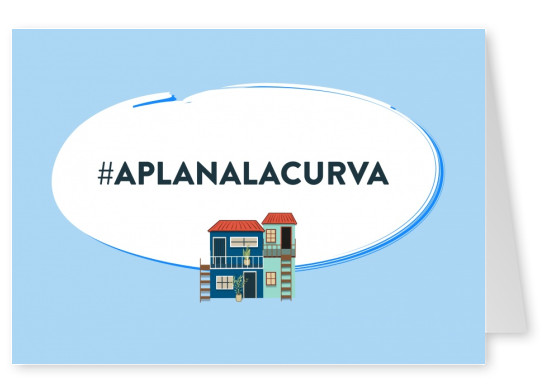 cartão-postal dizendo #APLANALACRUVA