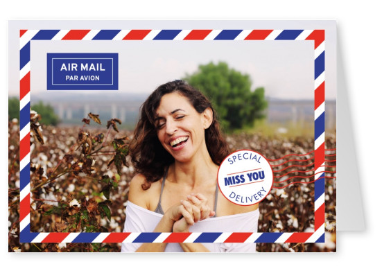 airmail letter design