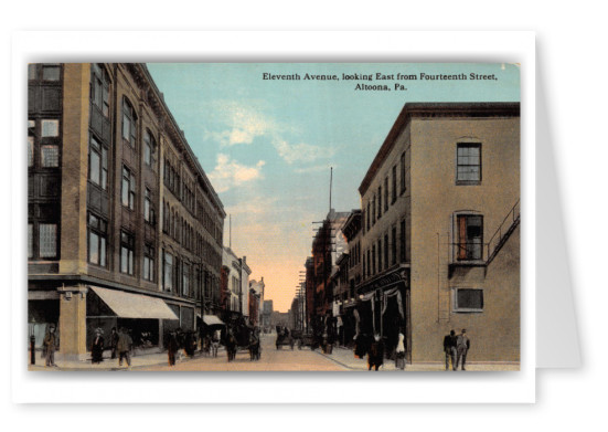 Altoona, Pennsylvania, Eleventh Avenue looking east