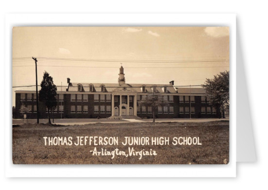 Arlington Virginia Thomas Jefferson Junior High School