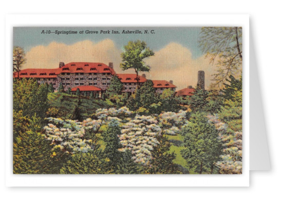 Asheville North Carolina Grove Park Inn Springtime Scenic View