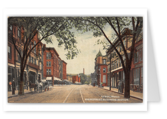 Athol, massachusetts, main Street and buisness section