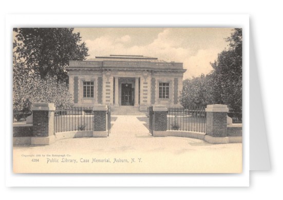 Auburn, New York, Public Library, Case memorial